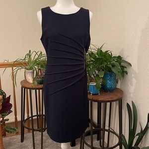 Carmen dark navy dress